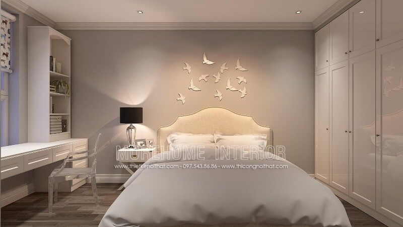 Độc đáo 19 mẫu trang trí nội thất giường ngủ tân cổ điển sang trọng, quý phái và cao cấp